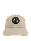 Giorgio Armani logo-appliqué baseball cap - Neutrals