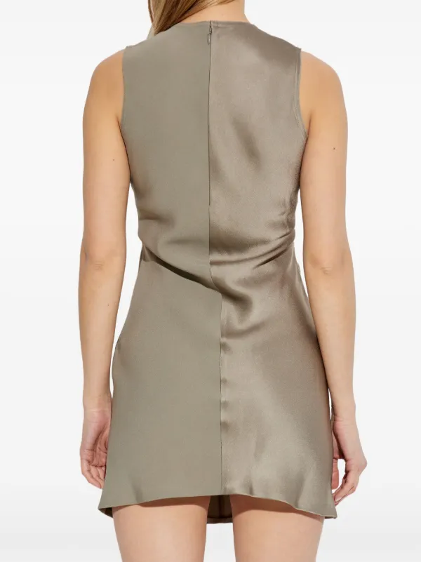 AMI Paris Sleeveless Mini Dress | Grey | FARFETCH AZ