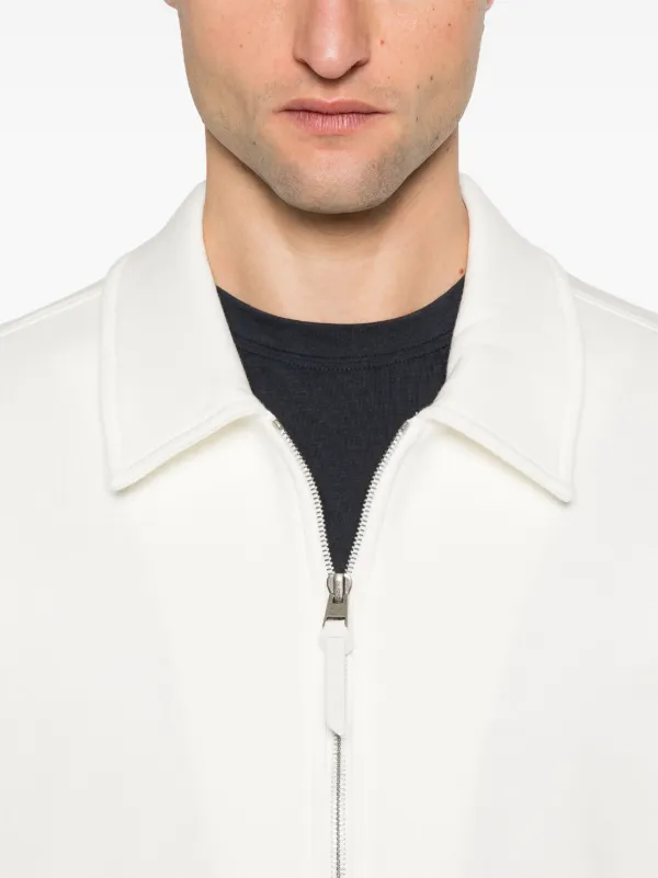 スウェット・トレーナー TOM FORD COTTON ZIP-UP SWEATSHIRT TOM FORD - Garment-Dyed Cotton-Jersey Zip-Up Hoodie - Green