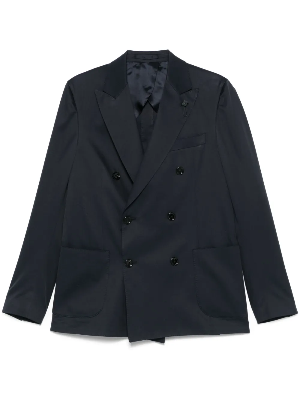 Lardini Blazer met broche Blauw