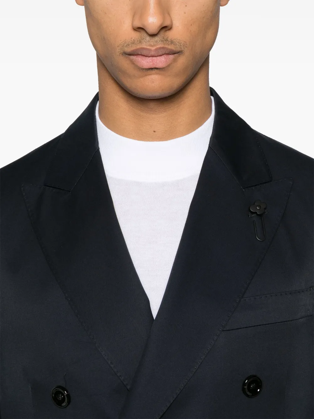 Lardini Blazer met broche Blauw