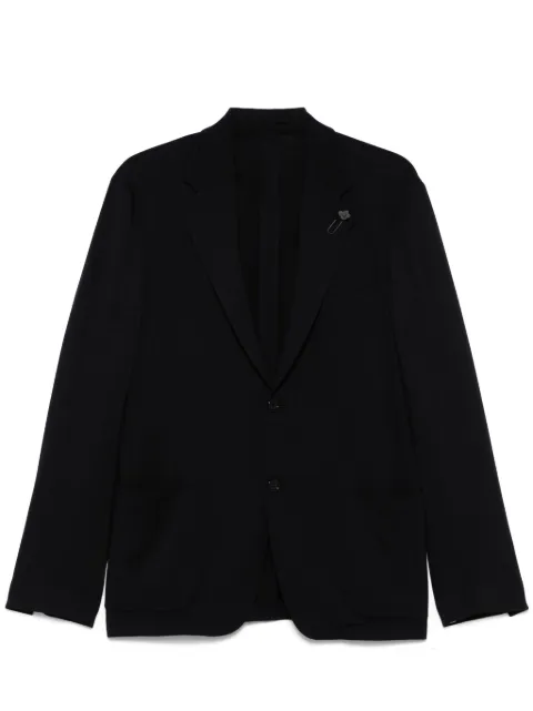 Lardini brooch-detail blazer