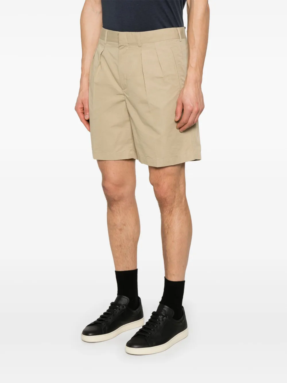 TOM FORD Shorts met plooidetail Beige