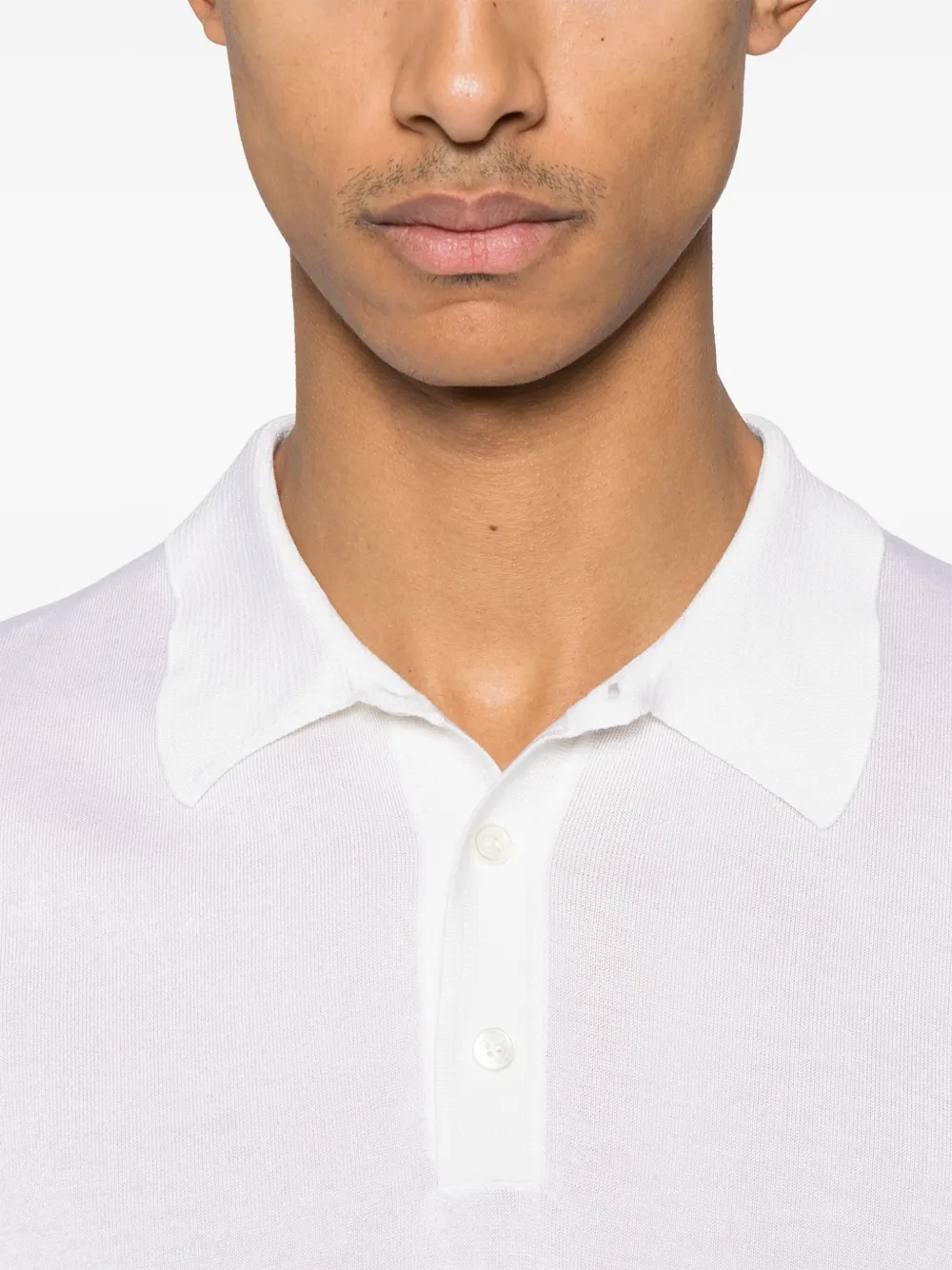 Roberto Collina Zijden poloshirt Beige