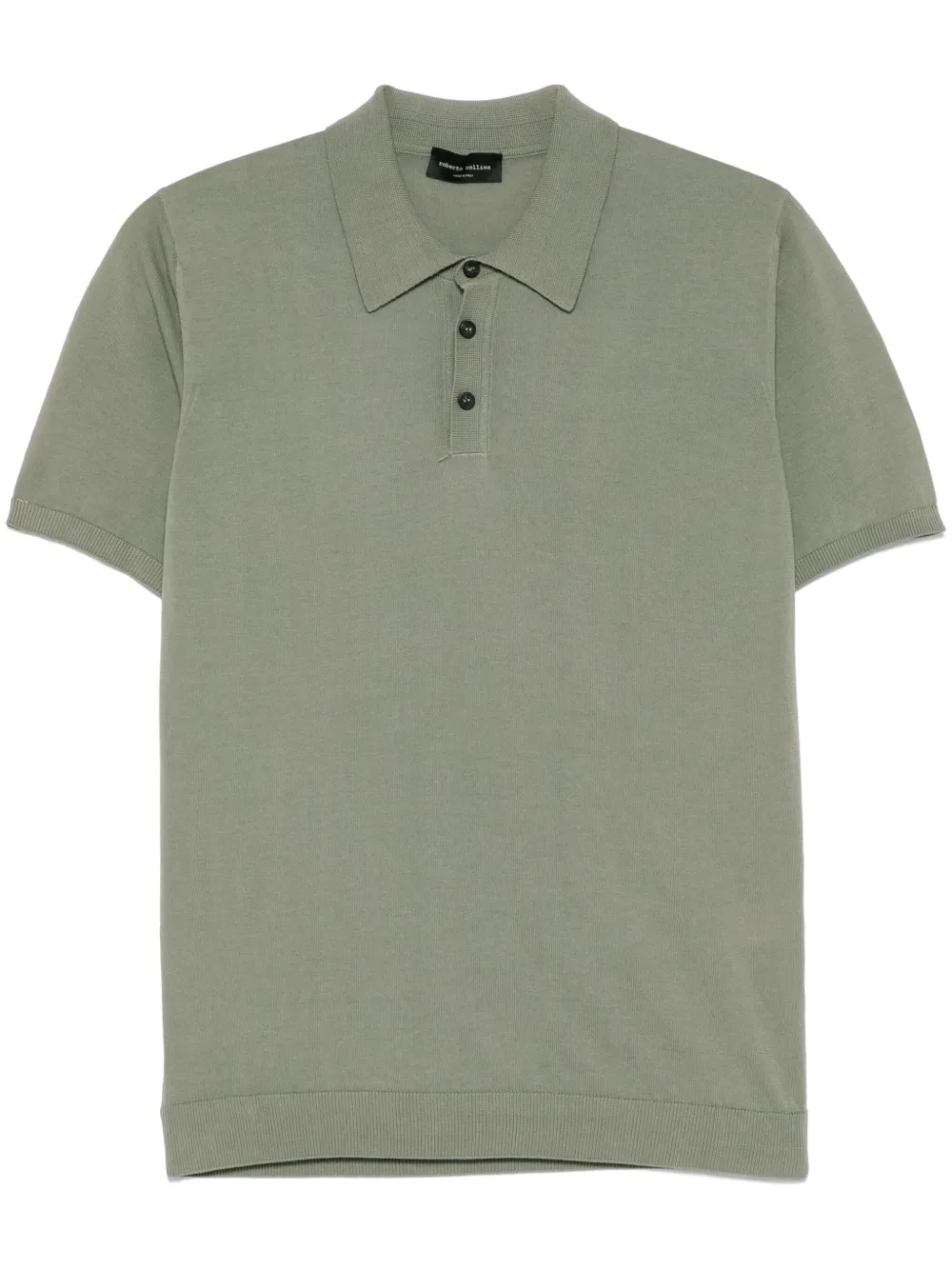 Roberto Collina Cotton Polo Shirt In Green
