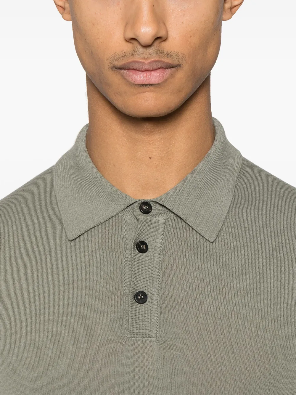 Roberto Collina Katoenen poloshirt Groen