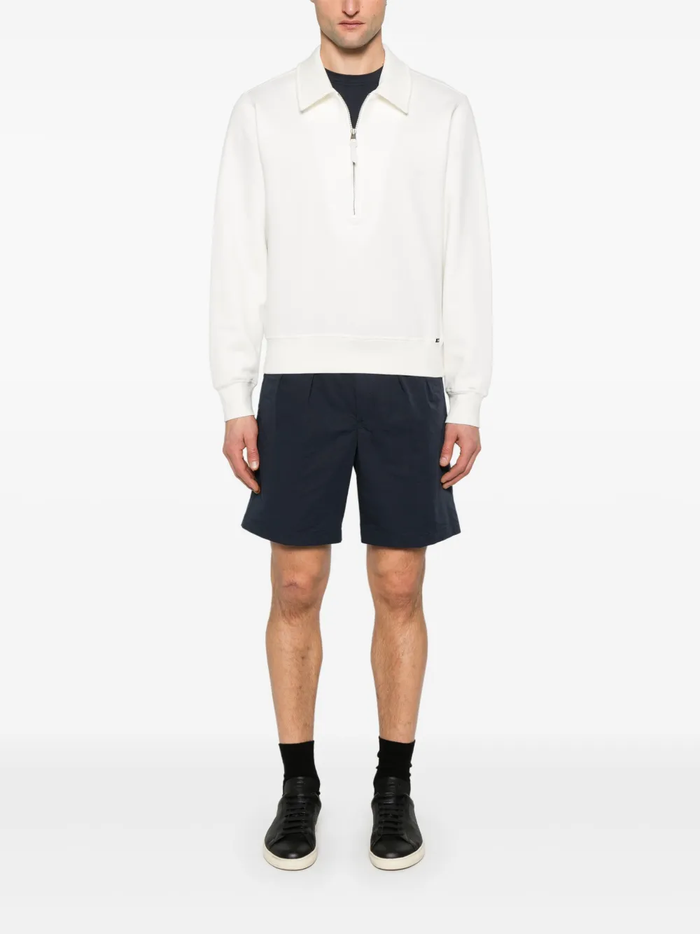 TOM FORD Shorts met plooidetail - Blauw