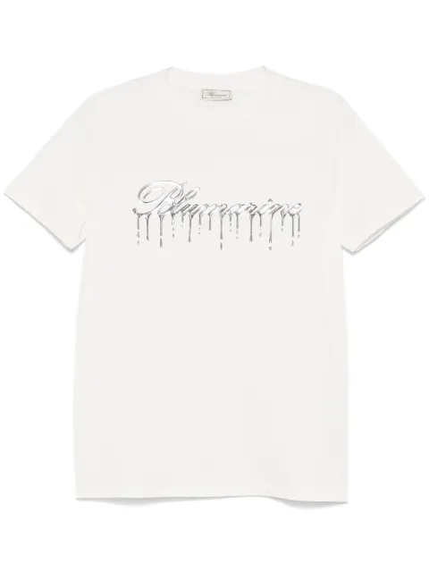 Blumarine playera con logo en relieve