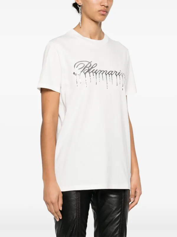 Blumarine ロゴ Tシャツ | ホワイト | FARFETCH JP