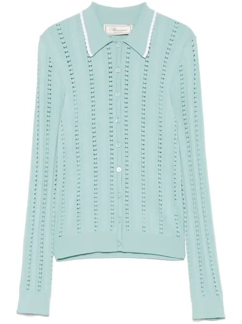 Cardigan en maille ajouré - Blumarine - Modalova