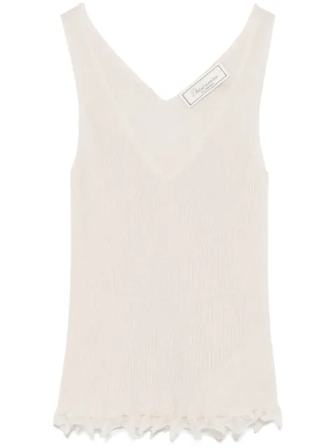 Blumarine ribbed tank top