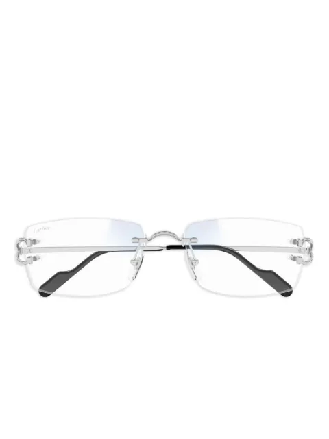 Cartier Eyewear metal-frame rimless sunglasses