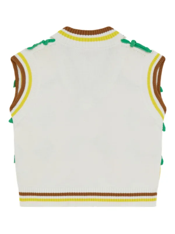 Mira Mikati crochet-lemon Vest | Yellow | FARFETCH