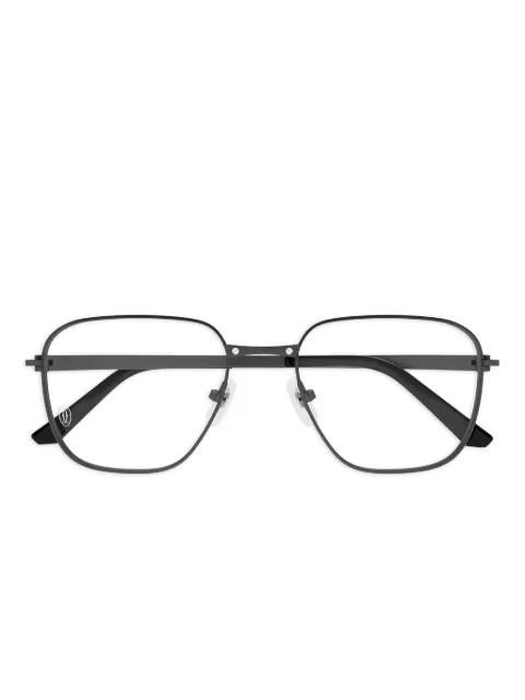 Cartier Eyewear titanium rectangle glasses
