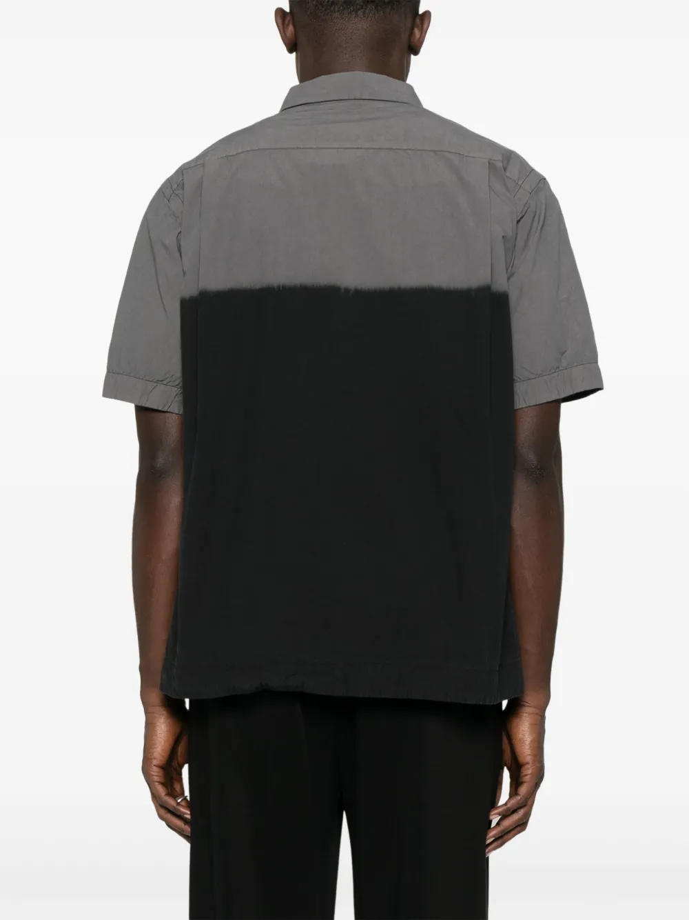 sacai Overhemd met colourblocking Grijs