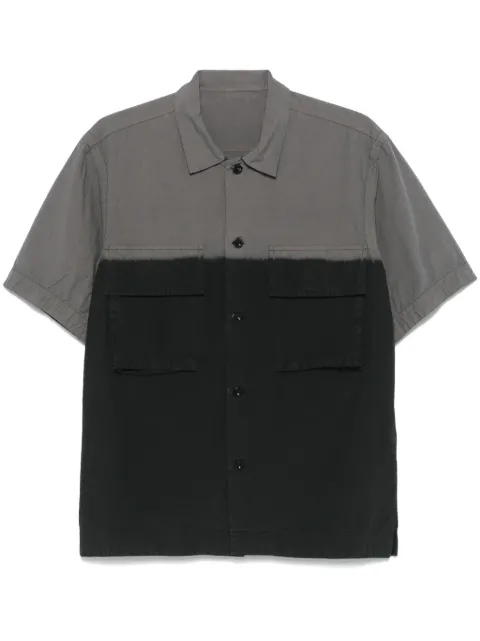 sacai camisa con diseño color block