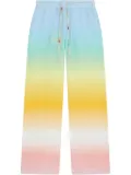 Mira Mikati ombré-effect sweatpants - Blue