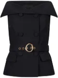 LIU JO double-breasted waistcoat - Black