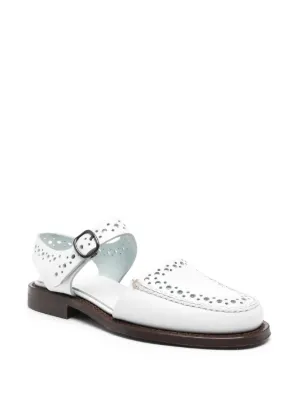 HEREU/へリュー/ストラップシューズ/レザー/レディース❣️ HEREU / ヘレウ | T-bar Maqueda Loafer / レザー 編み込み
