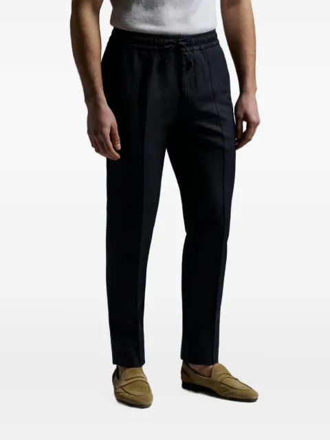 Isaia drawstring-detail trousers