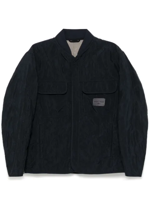 Emporio Armani logo-patch padded jacket 