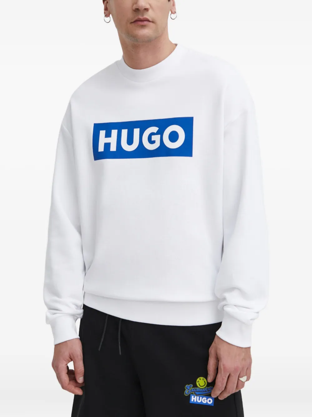 HUGO logo-print sweatshirt | bianco | Image 1