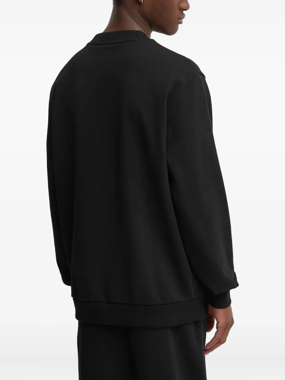 Hugo Boss Logo Graphic Sweatshirt In Black