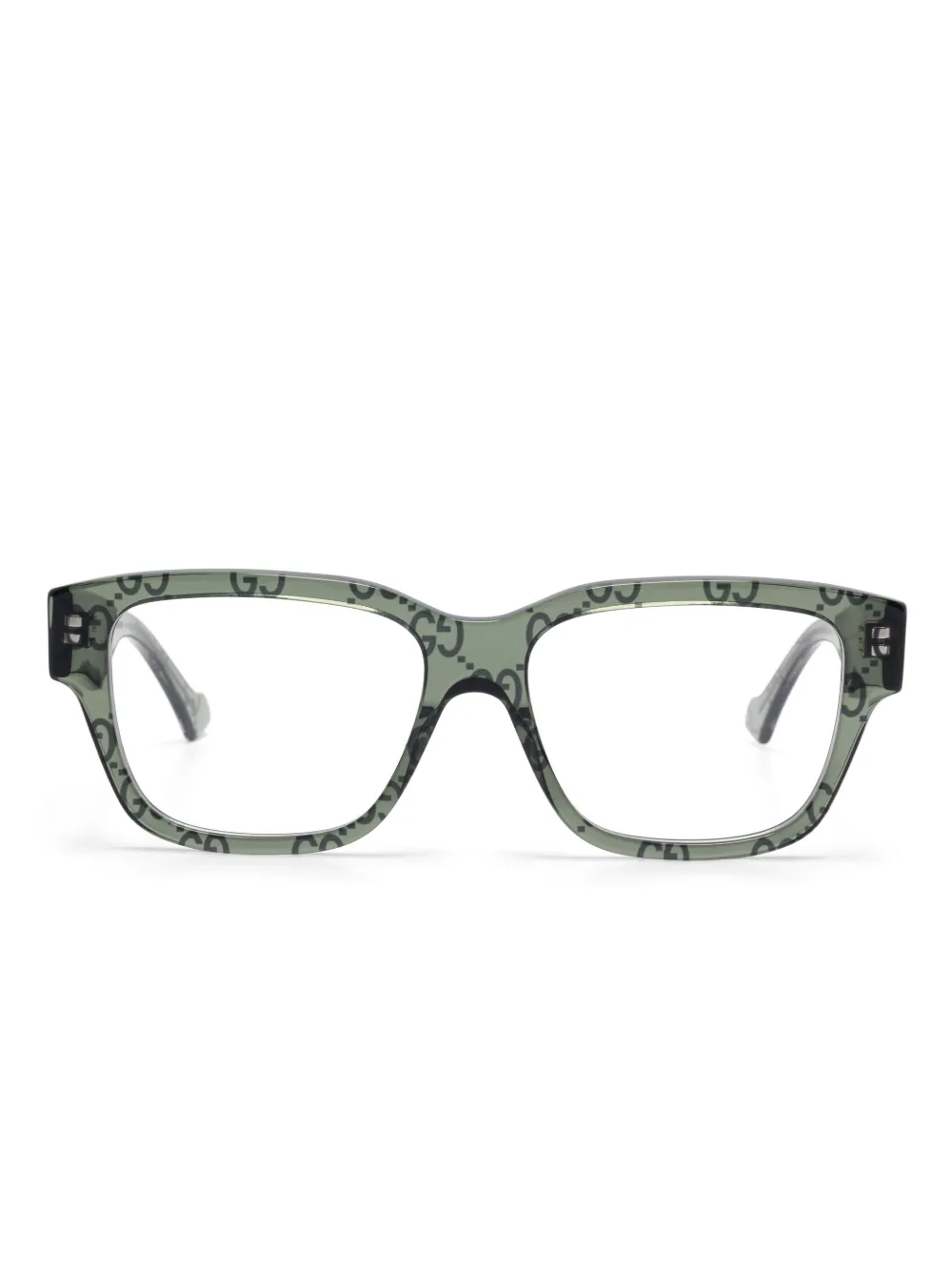 Gucci Eyewear GG1428O bril Groen