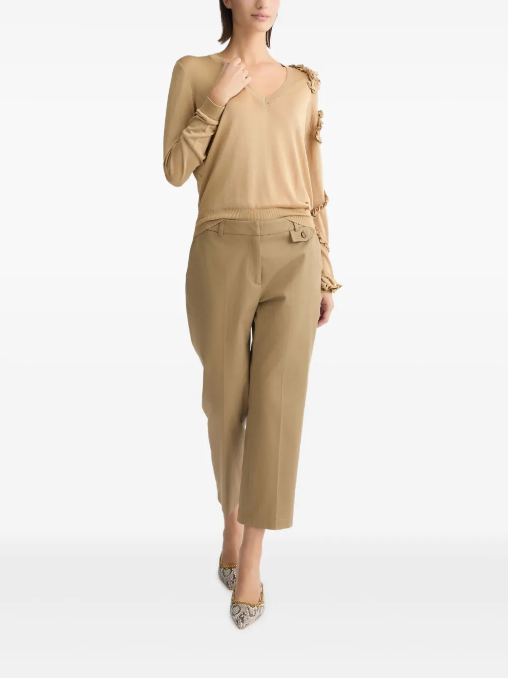 LIU JO straight-leg chinos - Beige