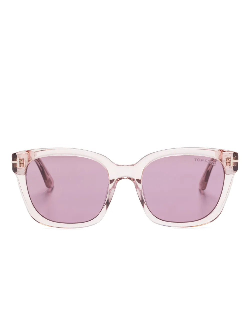 translucent-frame sunglasses