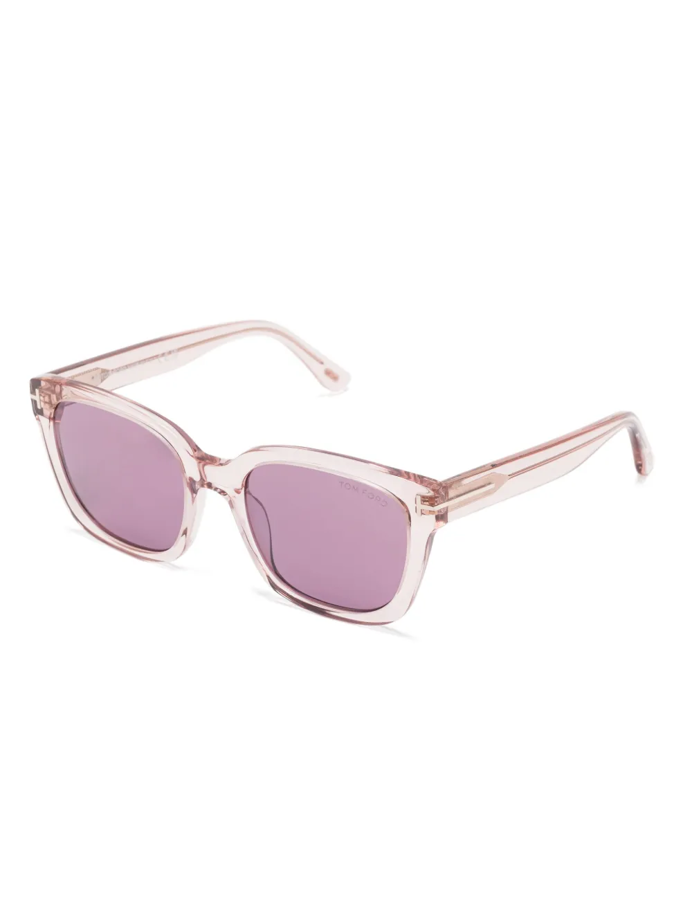 TOM FORD Eyewear Zonnebril met doorzichtig montuur - Roze