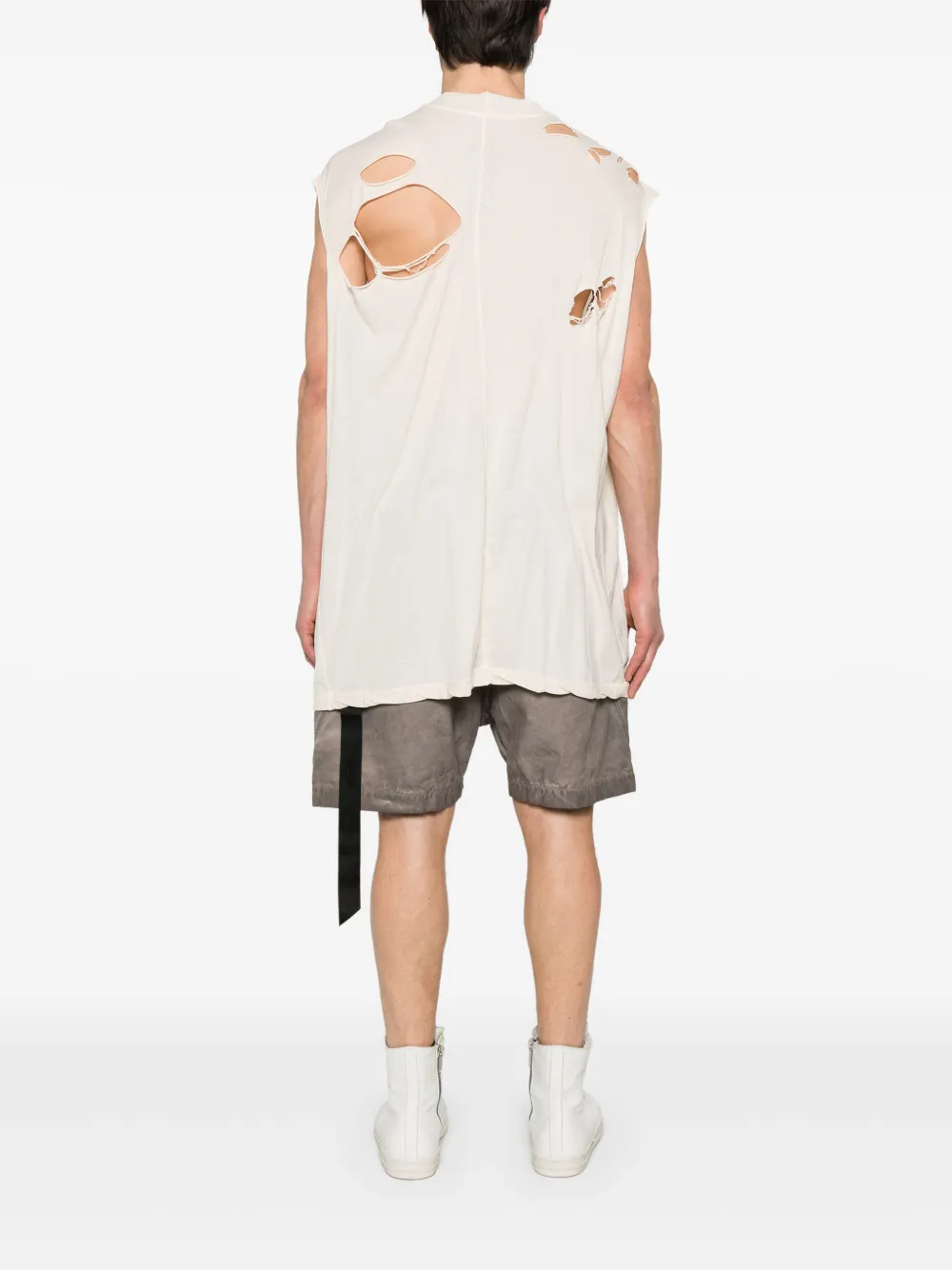 Rick Owens Drkshdw Tarp Tank Top In Neutrals