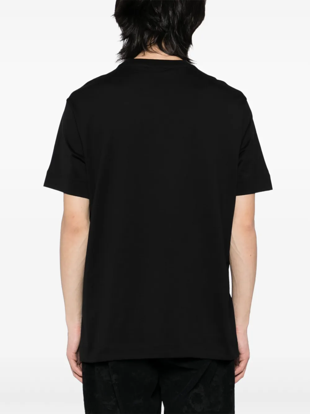 Emporio Armani T-shirt met logoprint Zwart