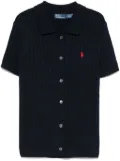 Polo Ralph Lauren cable-knit polo shirt - Blue