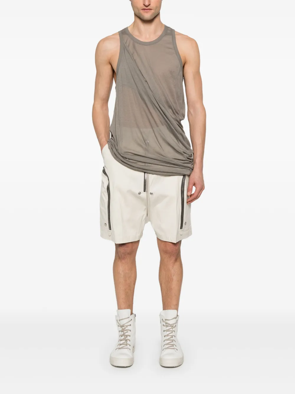 Rick Owens Anthem tanktop - Grijs