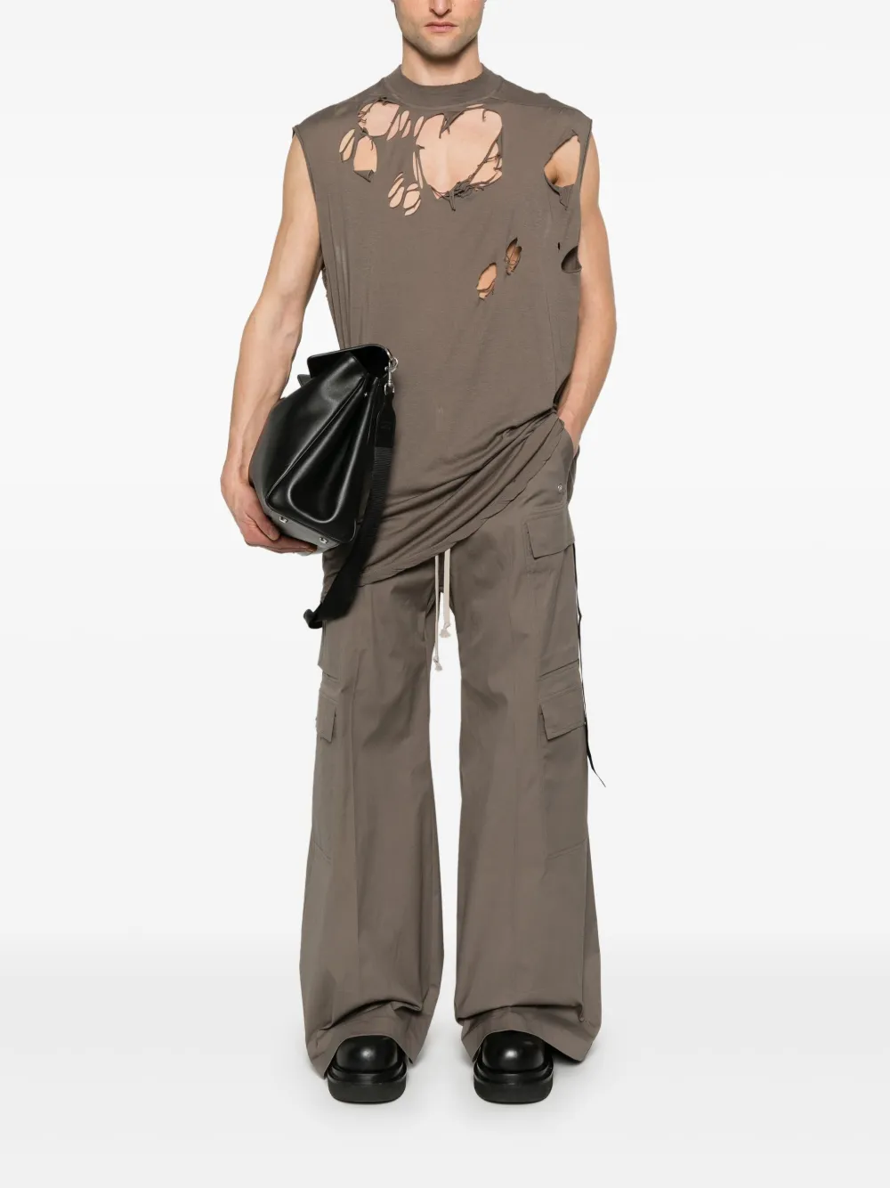 Rick Owens Cargobelas broek - Grijs