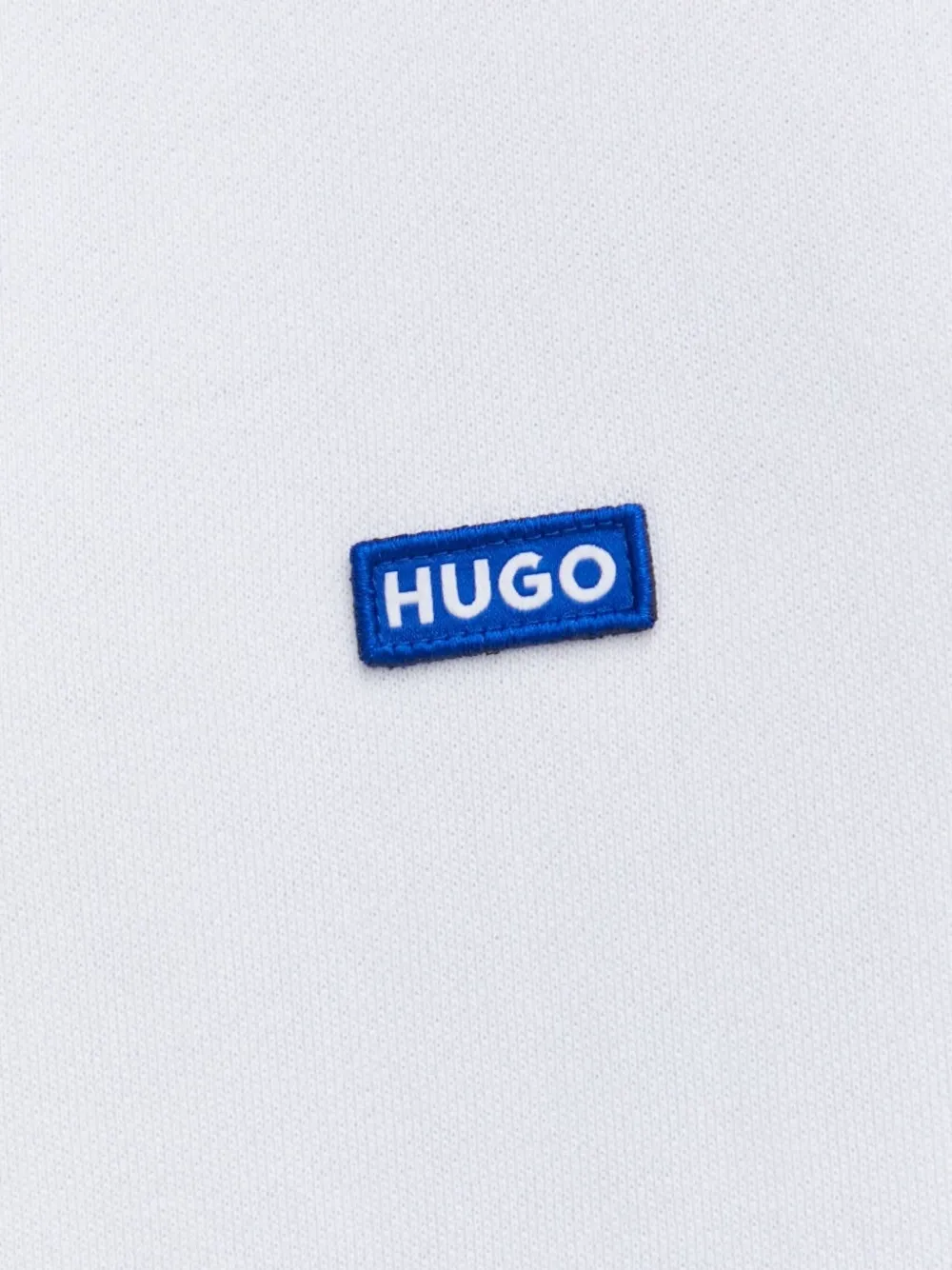 Hugo Boss Logo-patch Sweatshirt In White