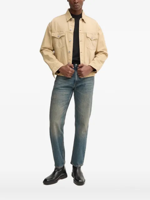 HUGO logo-patch denim jacket