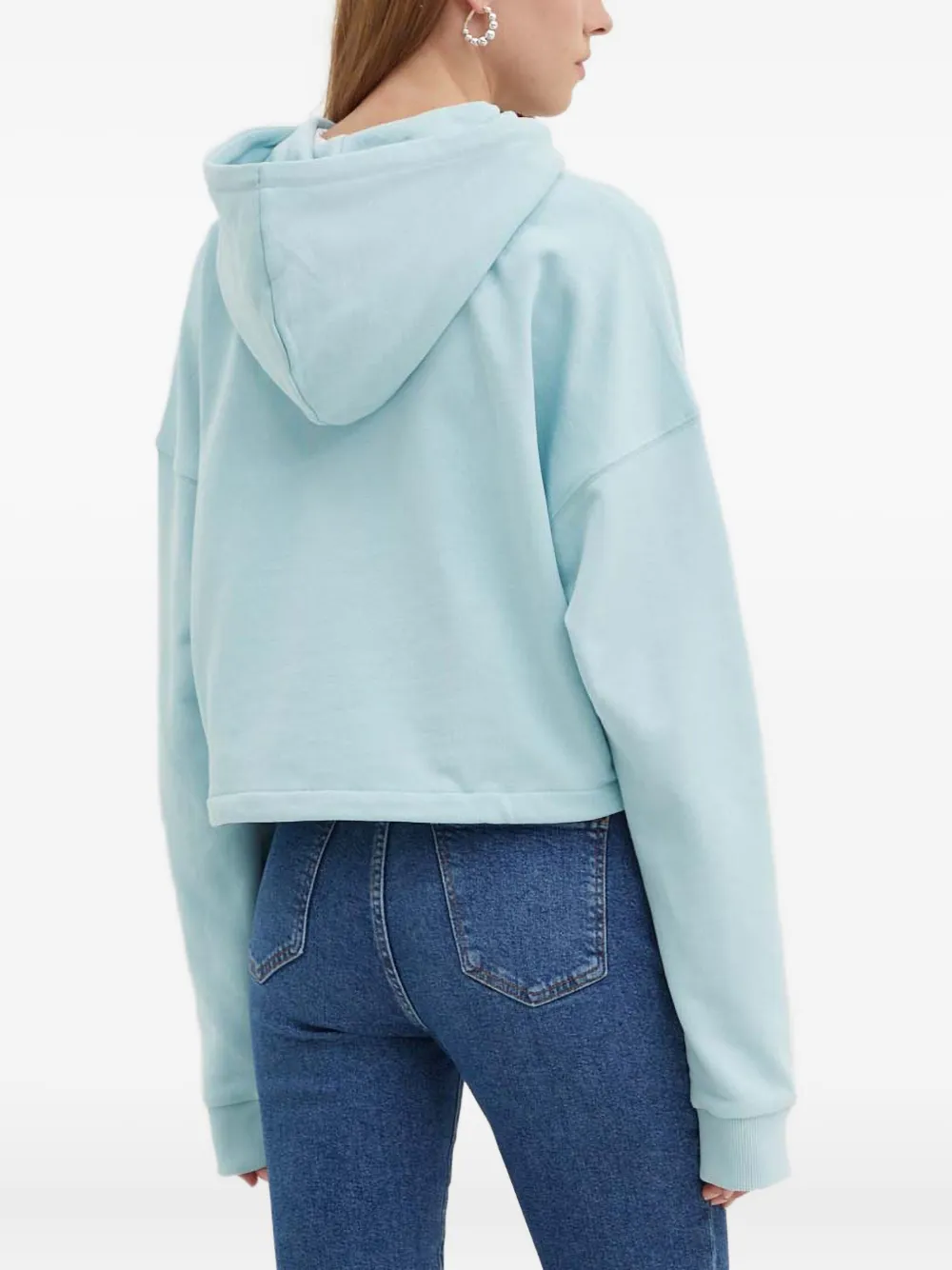 HUGO Hoodie met trekkoord Blauw