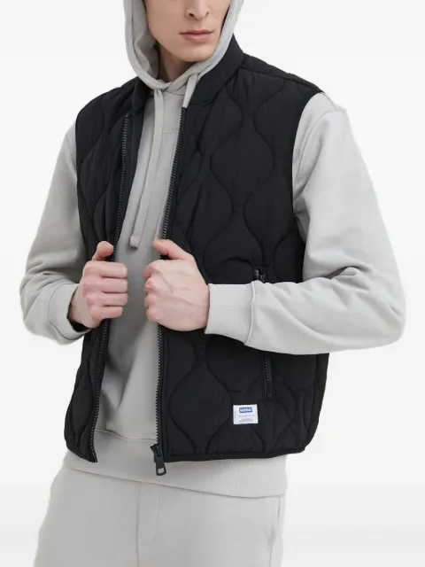 HUGO quilted zip gilet