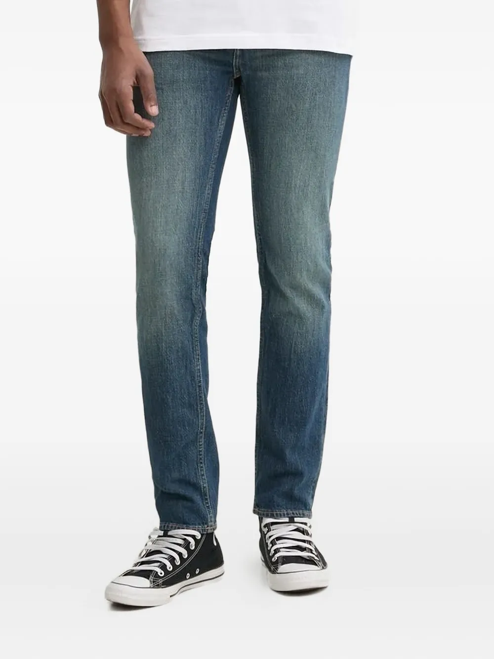 HUGO straight-leg jeans Blauw