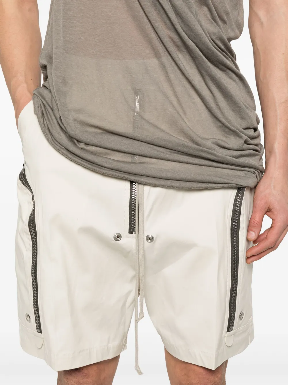 Rick Owens Bauhaus Bela shorts Wit