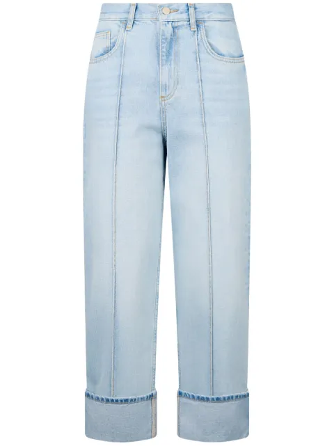 LIU JO straight leg cropped jeans