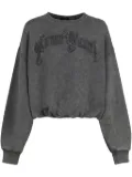 R13 embroidered logo sweater - Grey