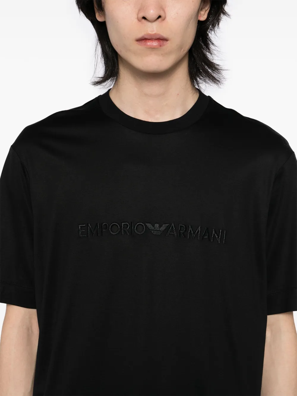 Emporio Armani T-shirt con ricamo | Abbigliamento | Image 4