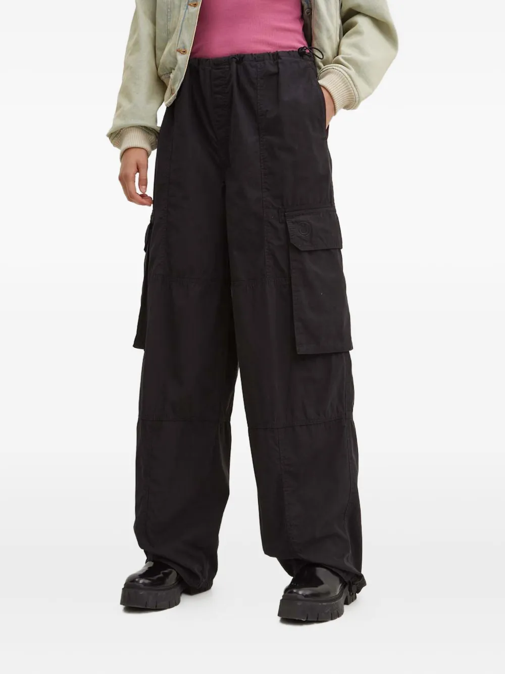 HUGO cargo pocket trousers | Black | Image 1