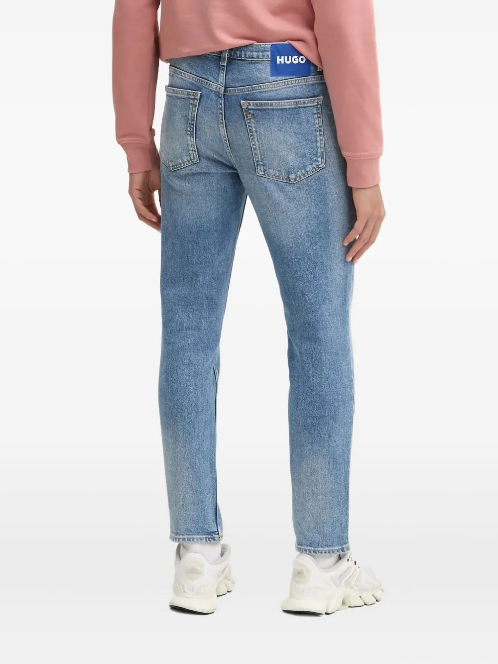 HUGO straight-leg jeans - Blauw