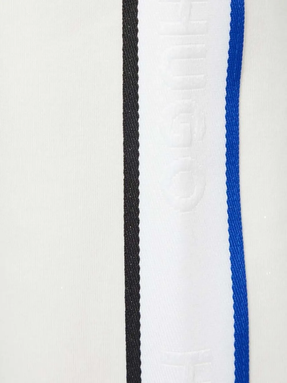 HUGO Hoodie met gestreept detail Wit