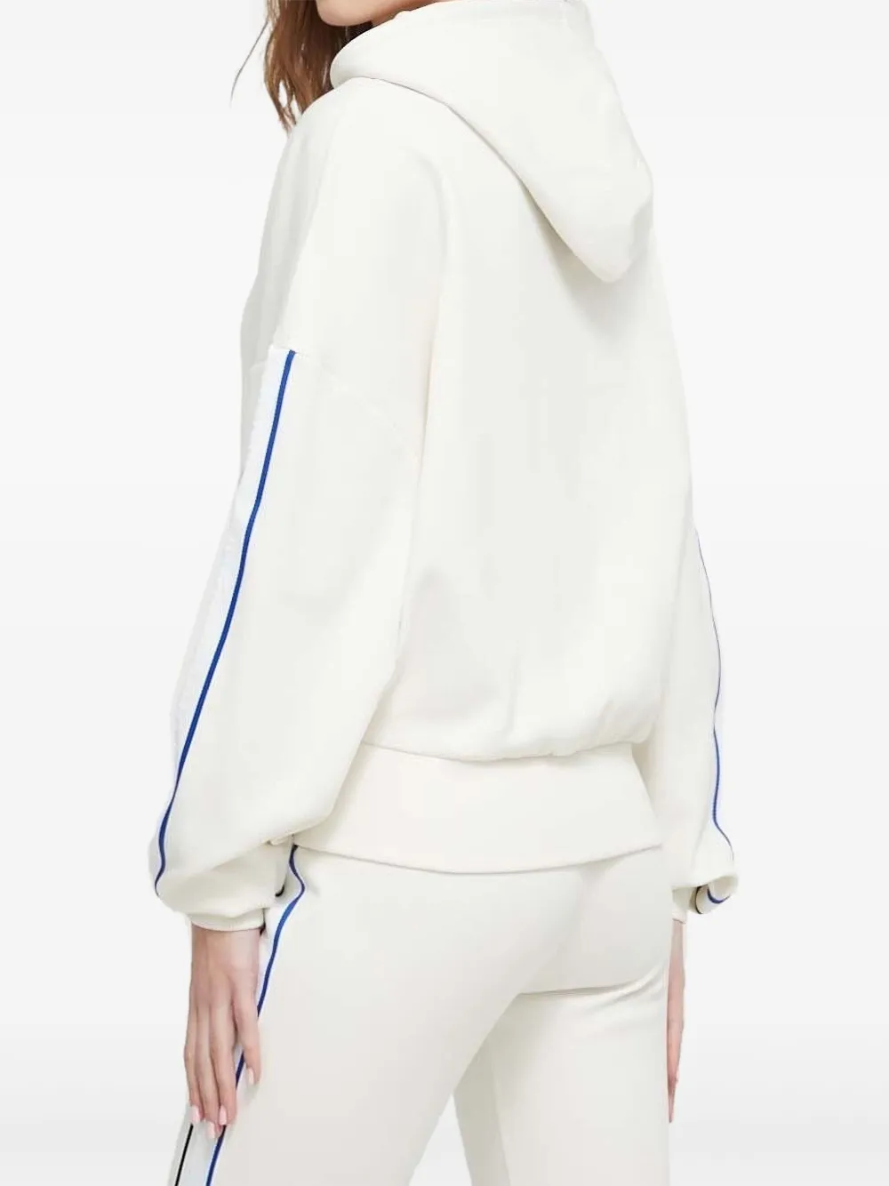 HUGO Hoodie met gestreept detail - Wit