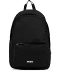 HUGO logo backpack - Black